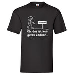 Men T-Shirt "kein gutes Zeichen"